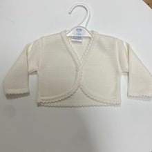 Load image into Gallery viewer, White bolero cardigan by Kinder
