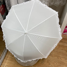 Load image into Gallery viewer, Peridot white parasol/umbrella
