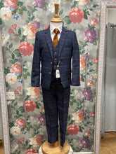 Load image into Gallery viewer, Marc Darcy Jenson Boys 3 piece Suit - Marine
