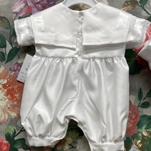 Load image into Gallery viewer, Charlie white satin sailor romper
