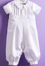 Load image into Gallery viewer, Satin Christening Romper Noah
