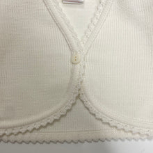 Load image into Gallery viewer, White bolero cardigan by Kinder
