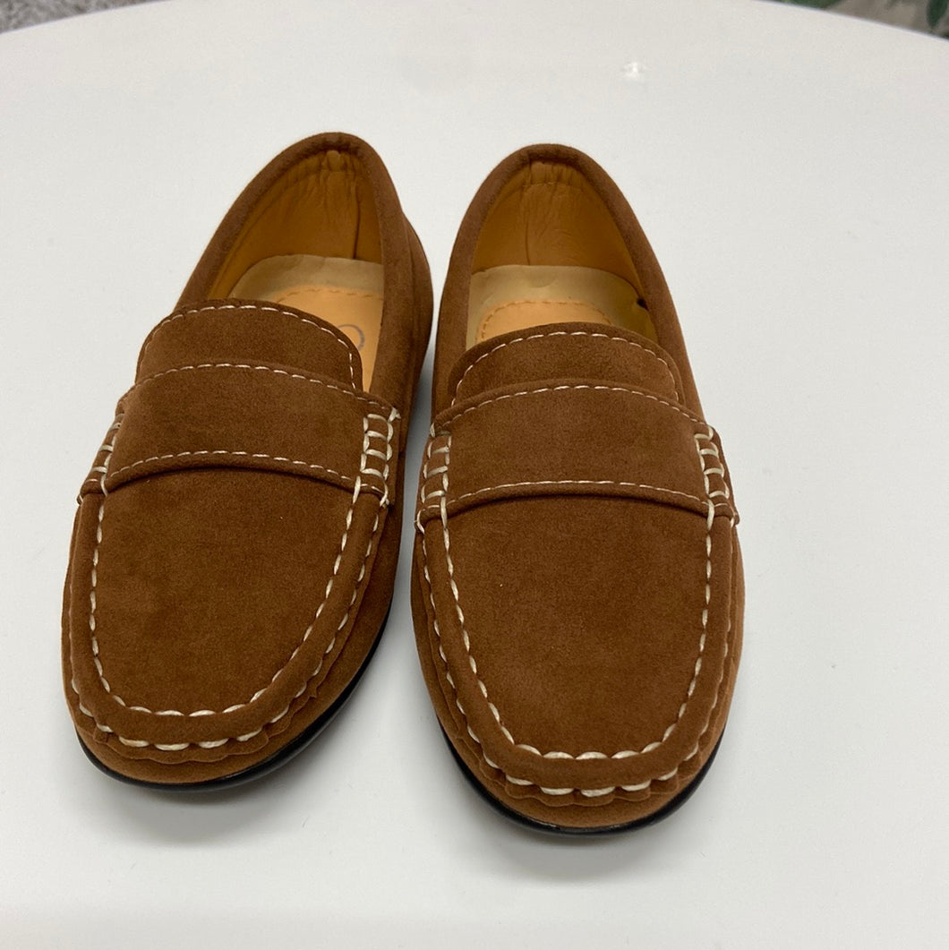 Boys Duncan Tan slip on shoes