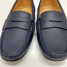 Load image into Gallery viewer, Boys Navy Hugo Slip on Shoes
