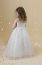 Load image into Gallery viewer, Girls Flowergirl Dress | Flower Girl Dresses UK | FG025 | Cottage Kids | flowergirls dress northern ireland | flower girl dresses northern ireland | flower girl dresses UK | flower girl dress UK | Cottage Kids
