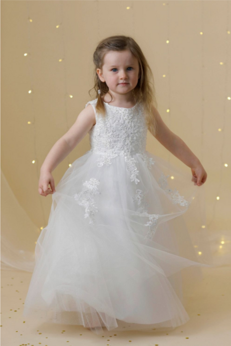 Girls Flowergirl Dress | Flower Girl Dresses UK | FG025 | Cottage Kids | flowergirls dress northern ireland | flower girl dresses northern ireland | flower girl dresses UK | flower girl dress UK | Cottage Kids