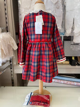 Load image into Gallery viewer, Tutto Piccolo Tartan dress younger girl
