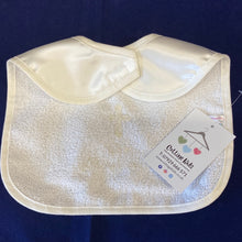 Load image into Gallery viewer, Velcro Satin embroidered Christening bib
