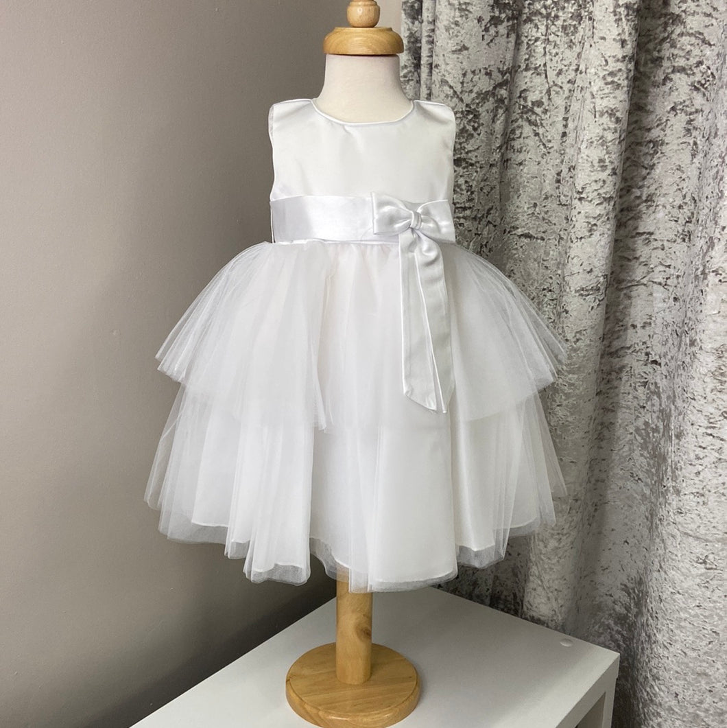 K038 by Sevva in white Flowergirl or christening