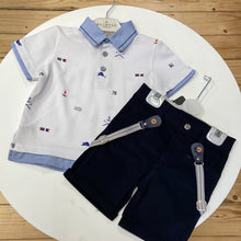 Load image into Gallery viewer, Boys Hashtag polo top and short set 8835
