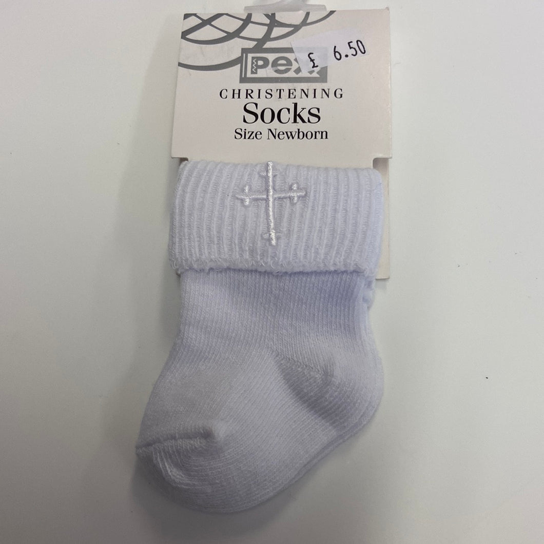 Christening Sock for baby boy and baby girl