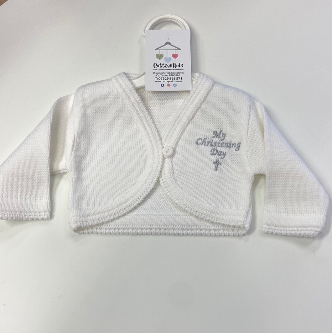 My Christening Day cardigan