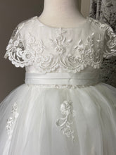 Load image into Gallery viewer, Baby girl ivory Christening Dress - Fay.
